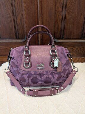 Coach Madison Lilac Signature handbag E0868-12947